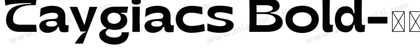 Taygiacs Bold字体转换